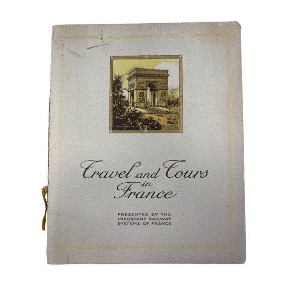 Travel and Tours France Booklet Railways Railroadiana Trains Locomotive 1920s - Picture 1 of 12